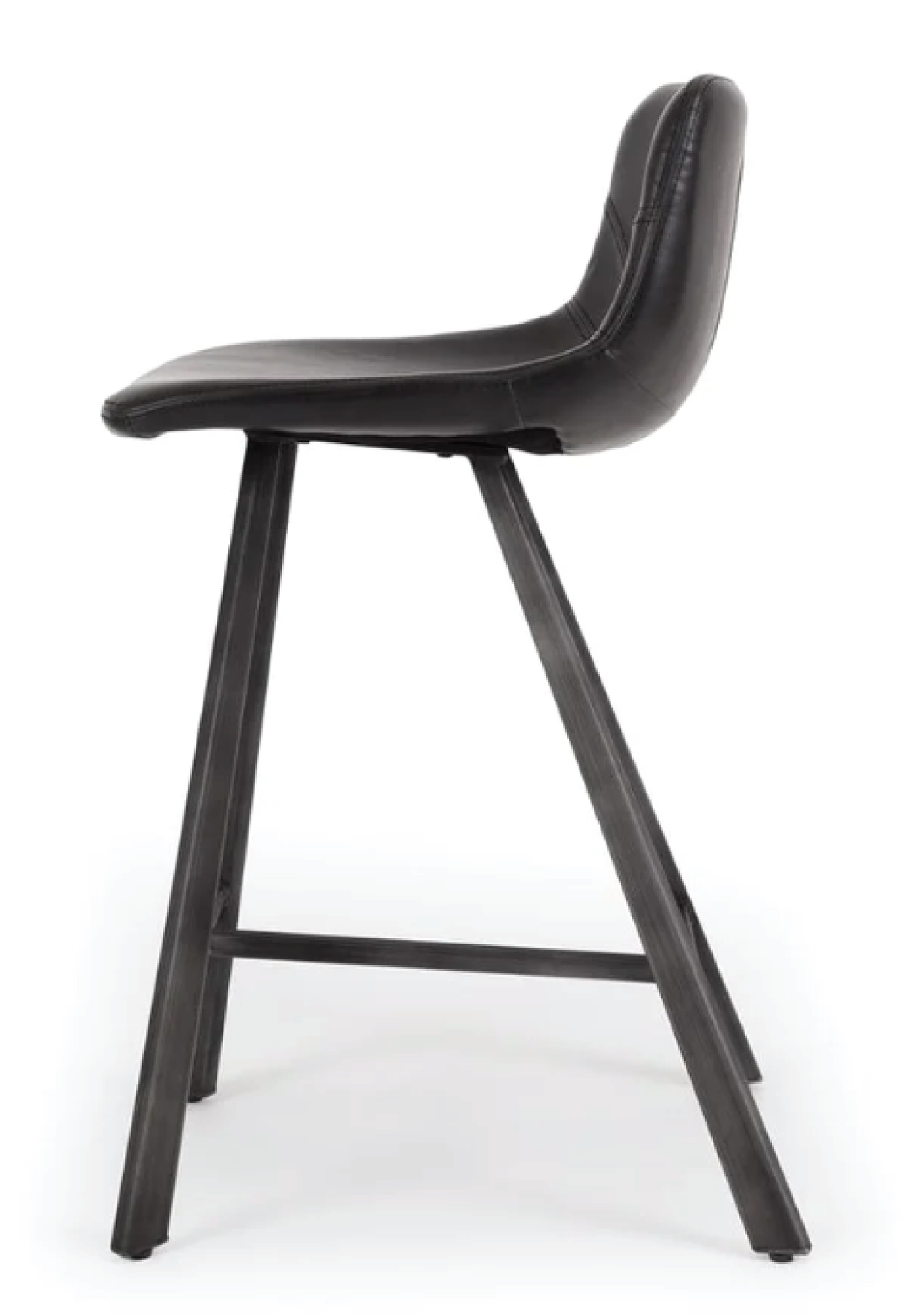 Rustic Barstool Vintage Black (PU)