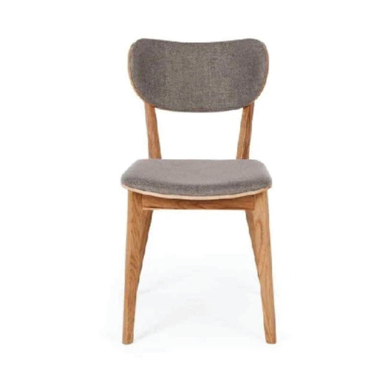 Zurich Chair (Nat Oak) Light Grey