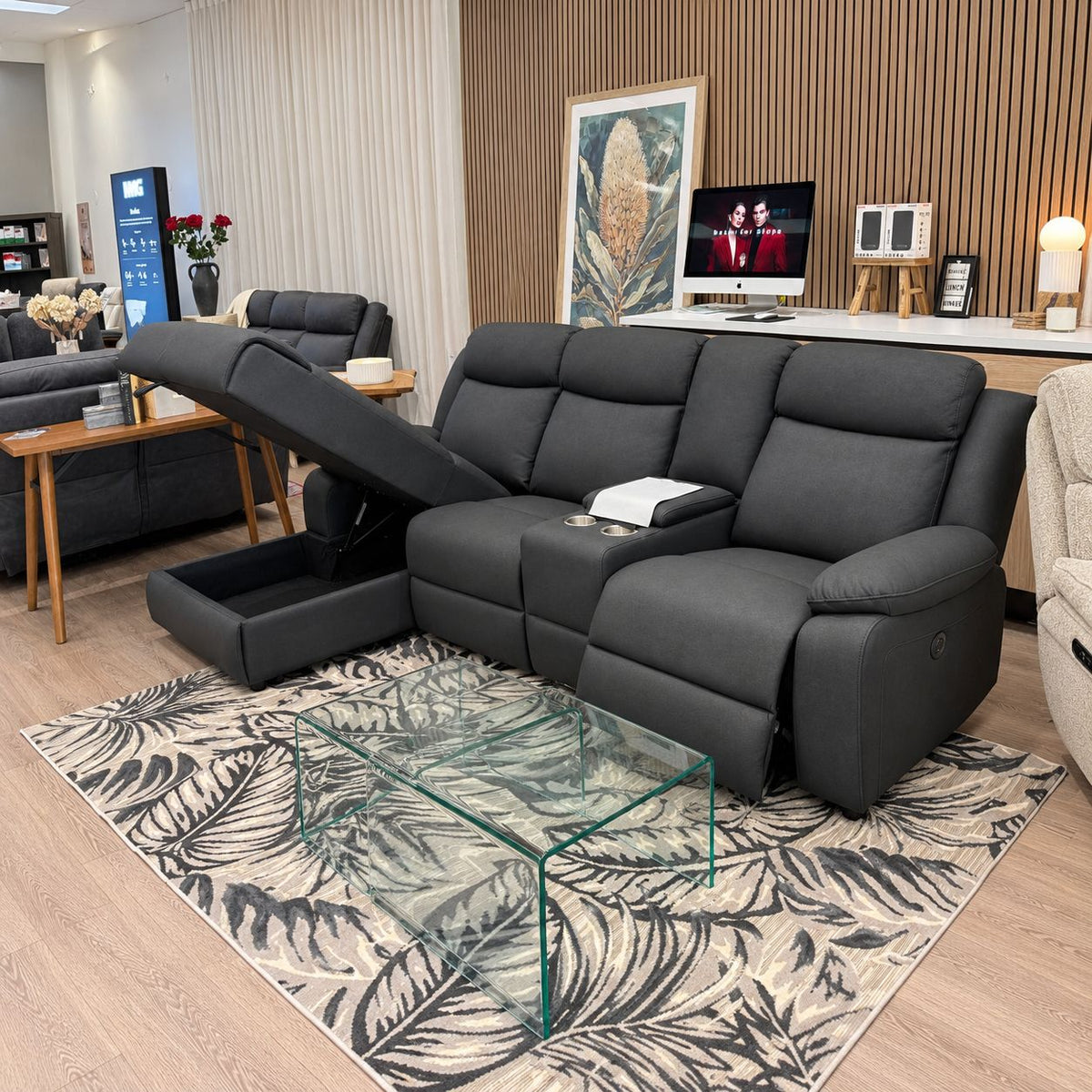 Bentley 3-Seater Recliner Sofa with Chaise