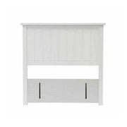 Blanc King Single/ Single White Grooved Headboard